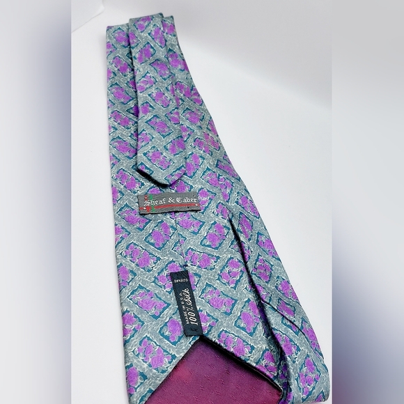 Sheaf & Caber 100% Silk Made In USA - Picture 6 of 6